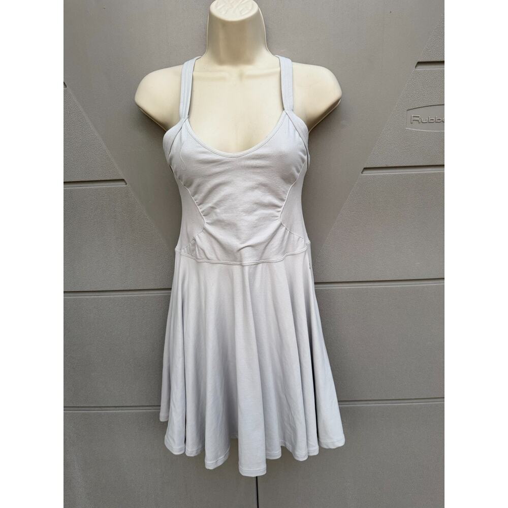 Free People Movement Good Karma Purple Strappy Back Athletic Mini Dress M Tennis - Picture 3 of 11